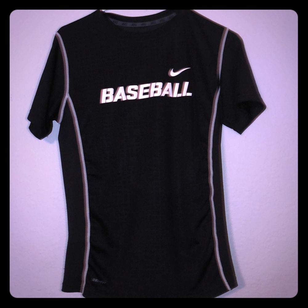 Black nike baseball